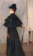 Fernand Khnopff Portrait of Mrs Botte china oil painting artist